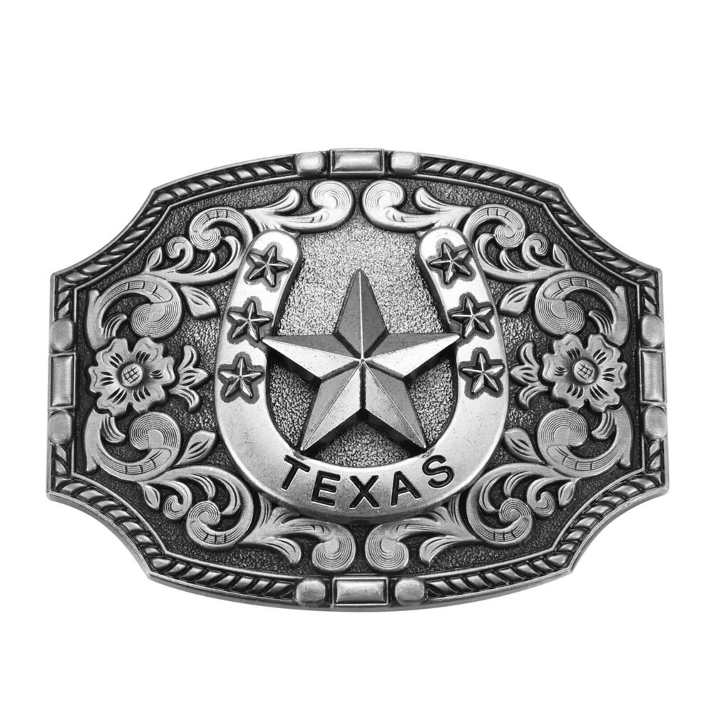 2025 Belt Buckle │Floral Star Texas Cowboy Christmas Halloween Belt Buckles